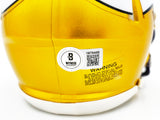 Sam Darnold Autographed Minnesota Vikings Flash Yellow Speed Mini Helmet Beckett BAS Witness Stock #230254
