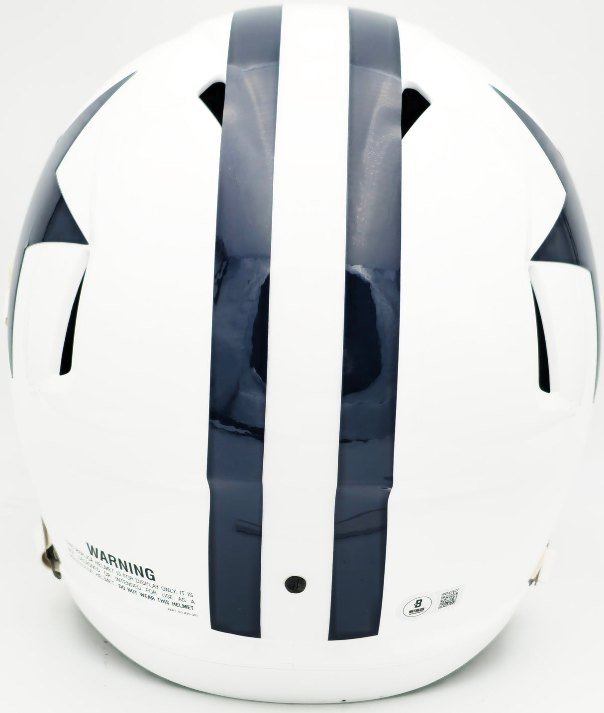 Dez Bryant Autographed Dallas Cowboys White Throwback Full Size Speed Replica Helmet Beckett BAS Witness Stock #230226
