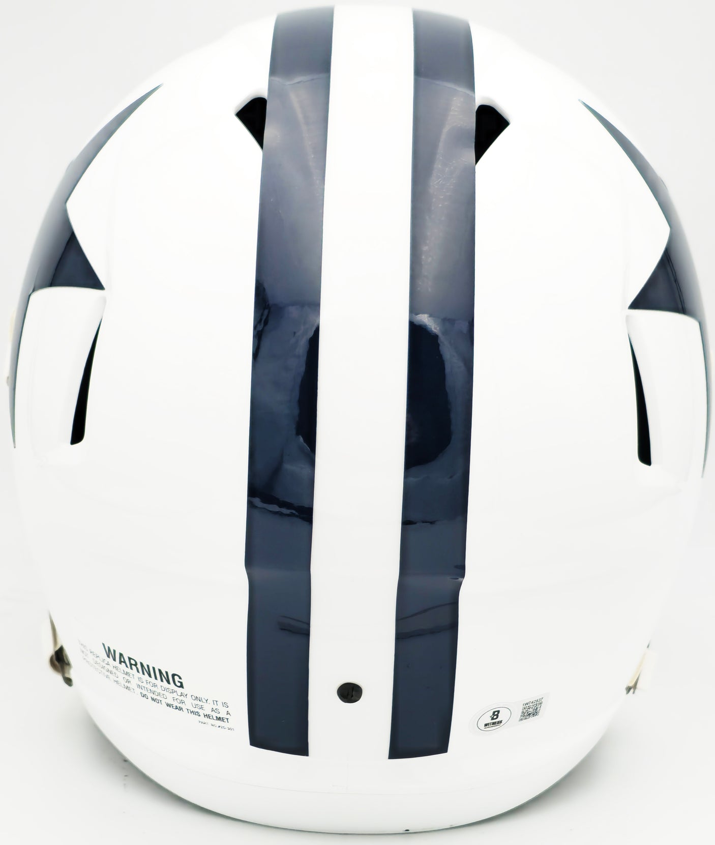 Dez Bryant Autographed Dallas Cowboys White Throwback Full Size Speed Replica Helmet Beckett BAS Witness Stock #230226