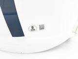Dez Bryant Autographed Dallas Cowboys White Throwback Full Size Speed Replica Helmet Beckett BAS Witness Stock #230226