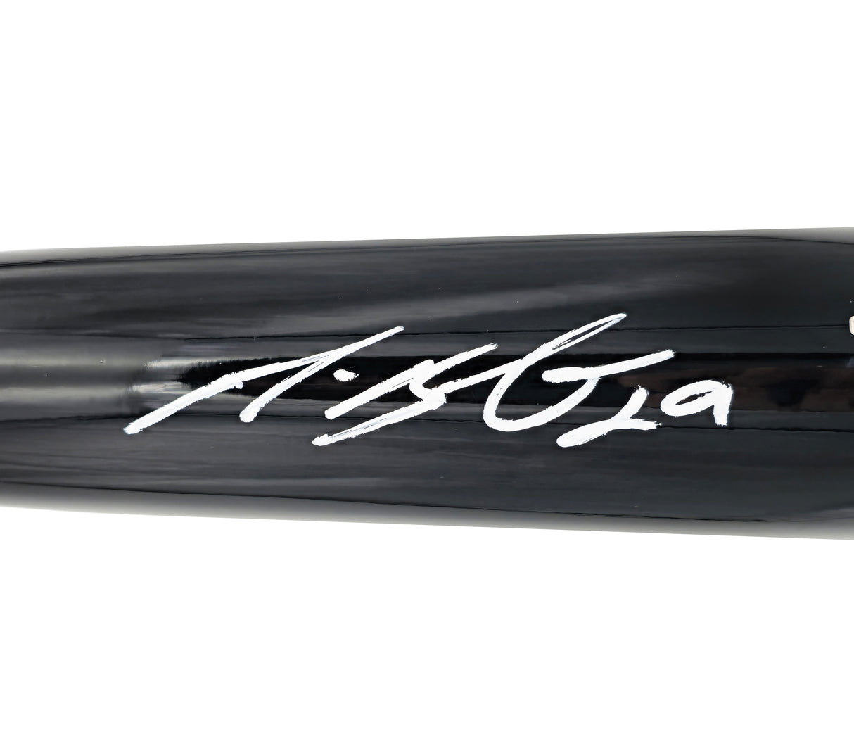 Michael Busch Autographed Black Victus Player Model Baseball Bat Chicago Cubs Beckett BAS Witness Stock #230272