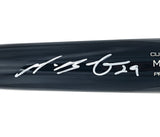 Michael Busch Autographed Navy Victus Player Model Baseball Bat Chicago Cubs Beckett BAS Witness Stock #230273