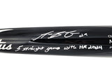 Michael Busch Autographed Black Victus Player Model Baseball Bat Chicago Cubs "5 Straight Games With HR 2024" Beckett BAS Witness Stock #230275
