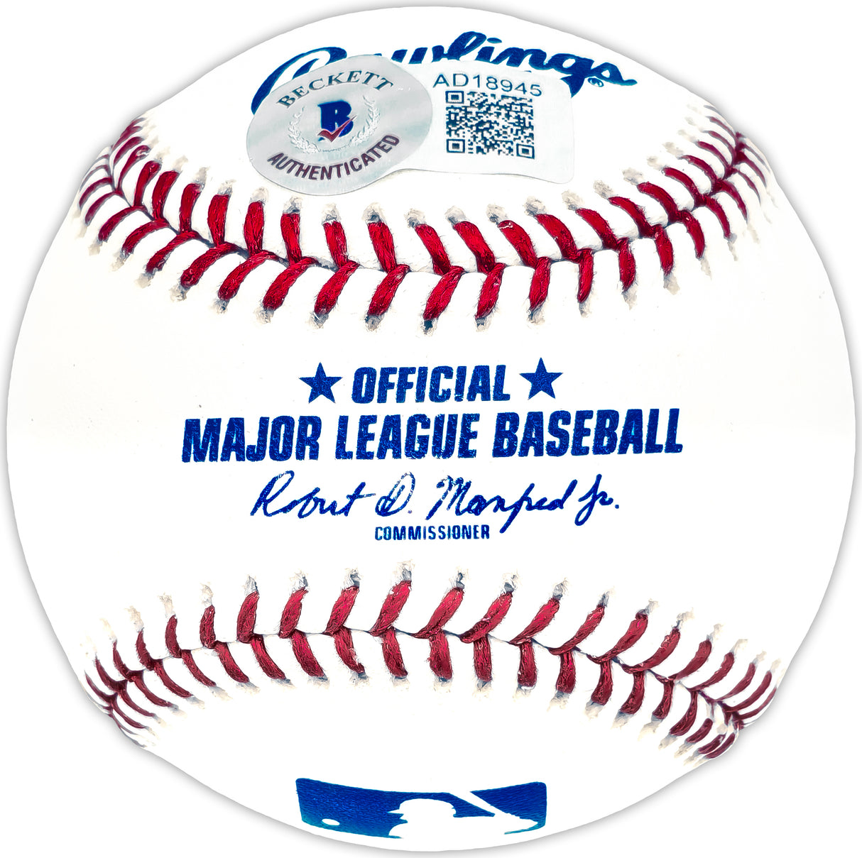 Dansby Swanson Autographed Official MLB Baseball Chicago Cubs Beckett BAS QR Stock #230284