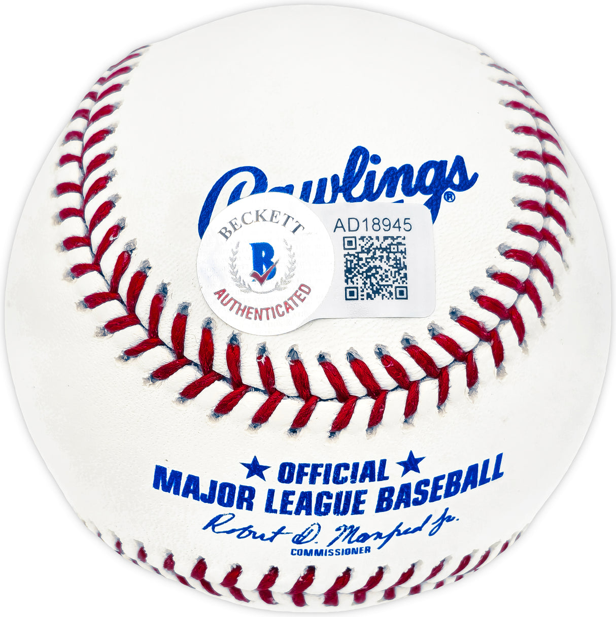 Dansby Swanson Autographed Official MLB Baseball Chicago Cubs Beckett BAS QR Stock #230284