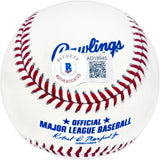 Dansby Swanson Autographed Official MLB Baseball Chicago Cubs Beckett BAS QR Stock #230284