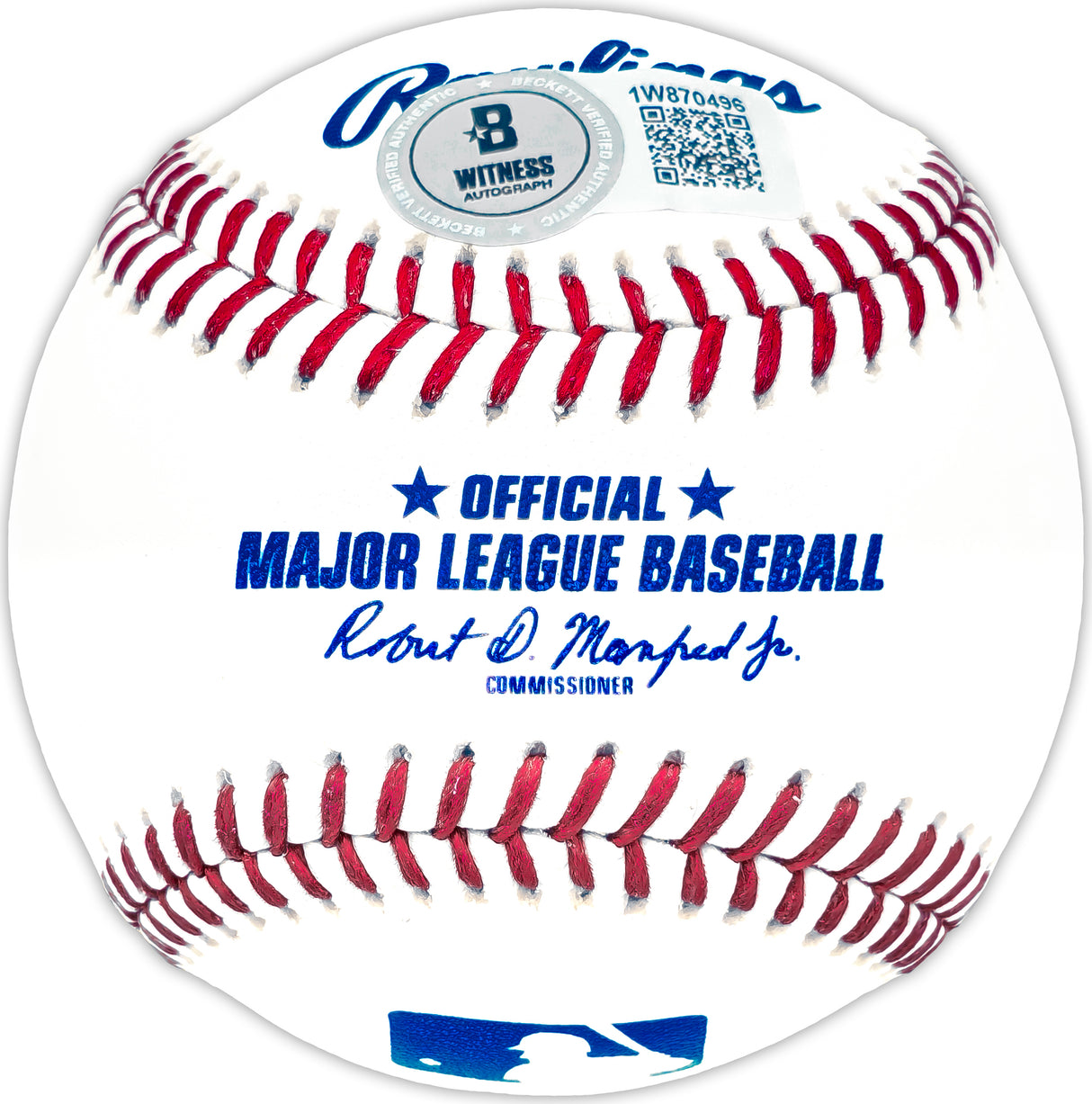 Nico Hoerner Autographed Official MLB Baseball Chicago Cubs Beckett BAS Witness Stock #230286