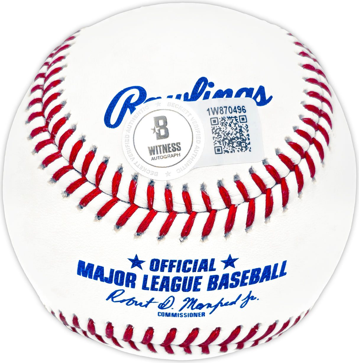 Nico Hoerner Autographed Official MLB Baseball Chicago Cubs Beckett BAS Witness Stock #230286