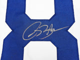 St. Louis Rams Isaac Bruce Autographed White Jersey "HOF 20" Beckett BAS Witness Stock #230164