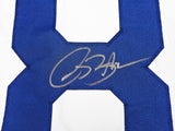 St. Louis Rams Isaac Bruce Autographed White Jersey "HOF 20" Beckett BAS Witness Stock #230164