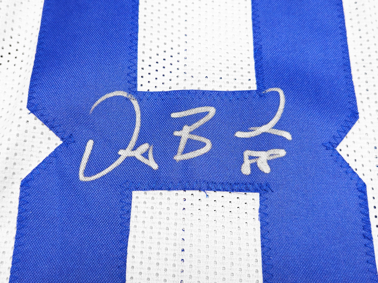 Dallas Cowboys Dez Bryant Autographed White Jersey Beckett BAS Witness Stock #230220