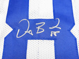 Dallas Cowboys Dez Bryant Autographed White Jersey Beckett BAS Witness Stock #230220