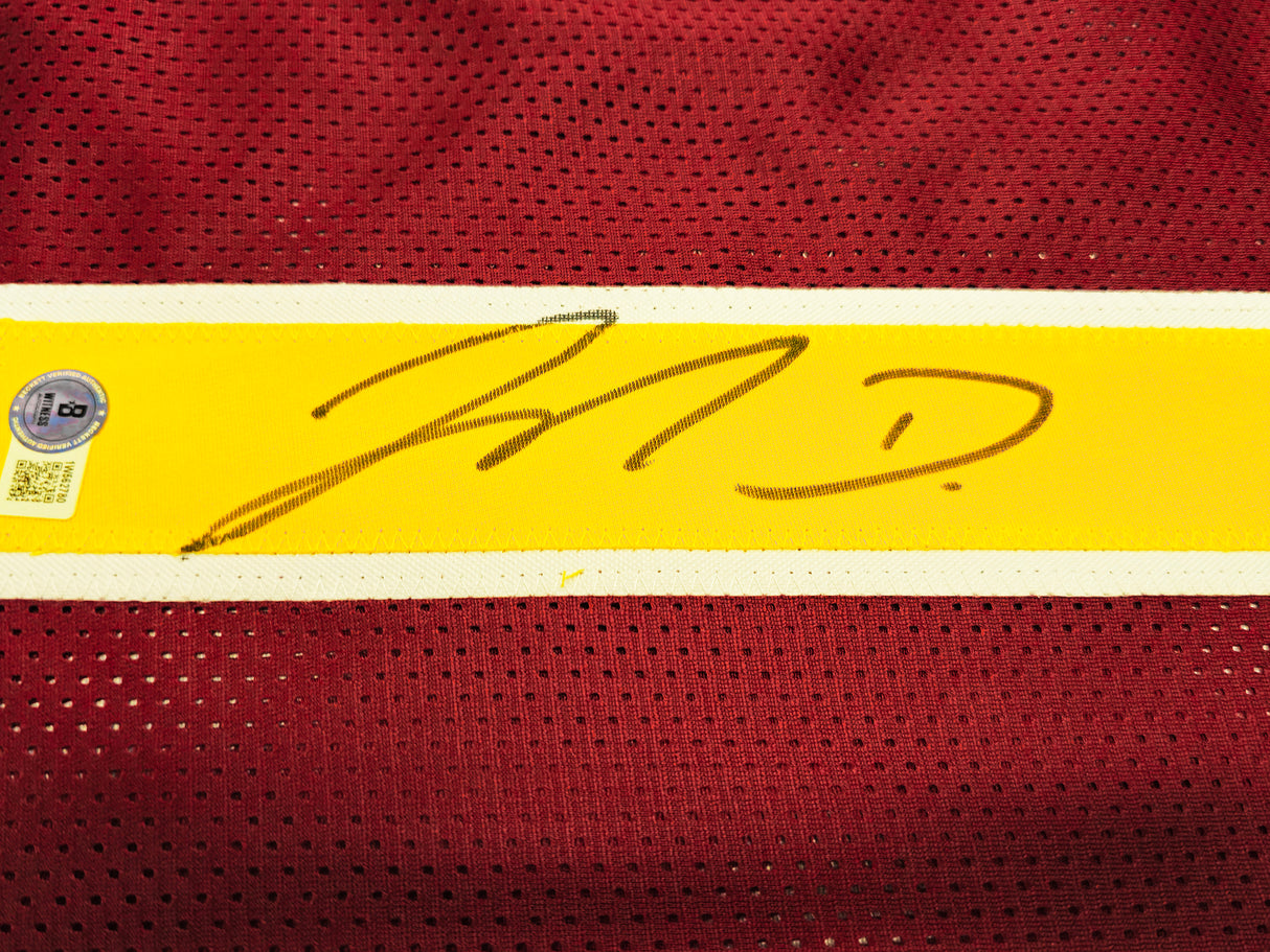 Washington Commanders Jahan Dotson Autographed Maroon Jersey Beckett BAS Witness Stock #230165