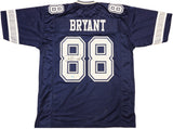 Dallas Cowboys Dez Bryant Autographed Navy Jersey Beckett BAS Witness Stock #230219