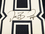 Dallas Cowboys Dez Bryant Autographed Navy Jersey Beckett BAS Witness Stock #230219