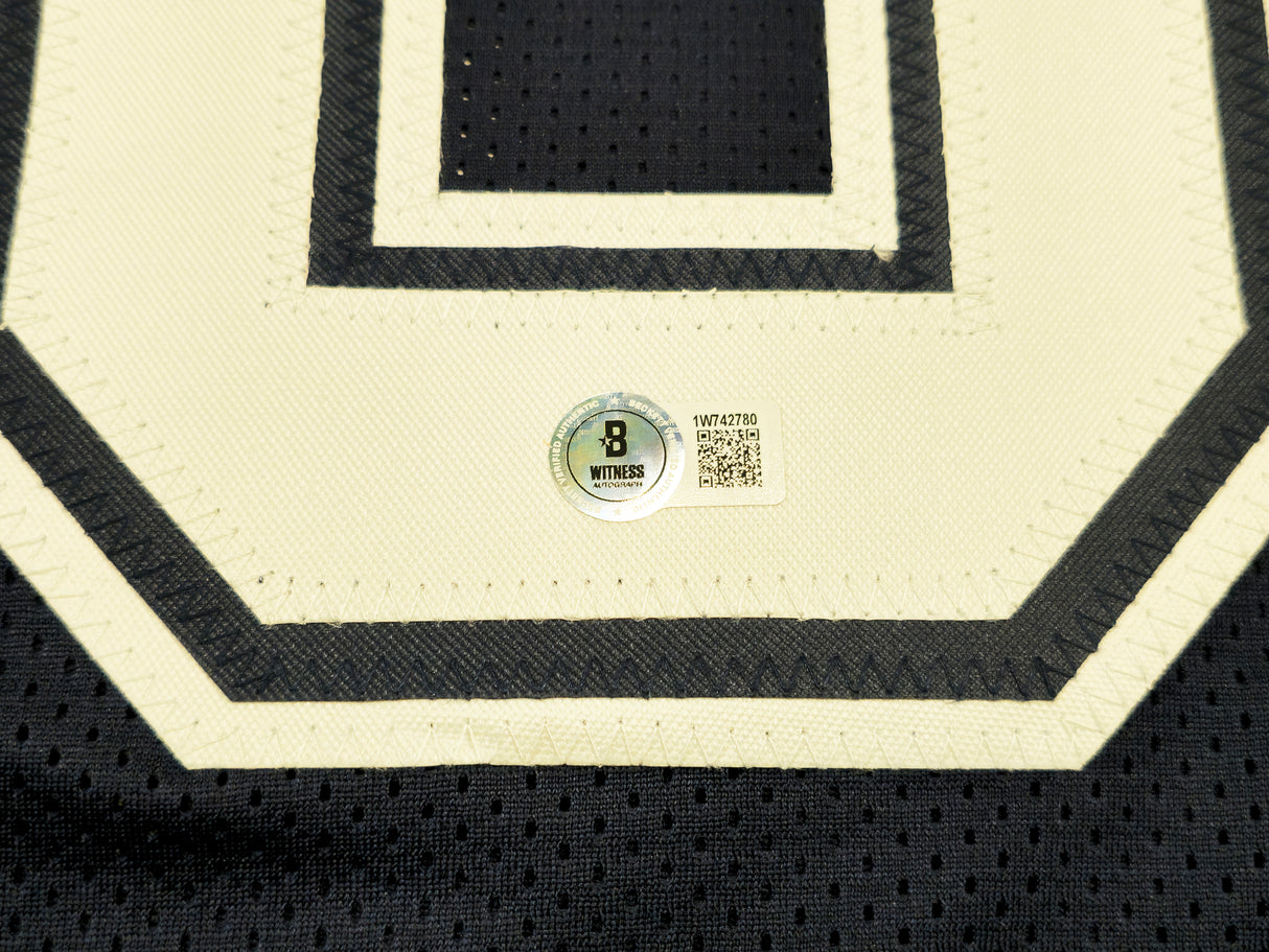 Dallas Cowboys Dez Bryant Autographed Navy Jersey Beckett BAS Witness Stock #230219