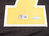 New Orleans Saints Rickey Jackson Autographed Black Jersey "HOF 2010" Beckett BAS QR Stock #230189