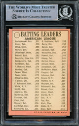 Carl Yastrzemski, Tony Oliva & Danny Cater Autographed 1969 Topps Card #1 Beckett BAS #15499242