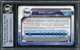 Wander Franco Autographed 2019 Bowman Chrome Draft Rookie Card #BDC-93 Tampa Bay Rays Beckett BAS #15500196