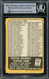 Carl Yastrzemski Autographed 1968 Topps Card #192 Boston Red Sox Vintage Signature Beckett BAS #15501000