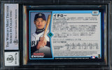 Ichiro Suzuki Autographed 2001 Bowman Chrome Refractor Japanese Rookie Card #351 Seattle Mariners Auto Grade Gem Mint 10 "01 ROY/MVP" Beckett BAS #15682135