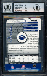 Drew Brees Autographed 2001 Donruss Elite Aspirations Rookie Card #102 San Diego Chargers BGS 8.5 Auto Grade Gem Mint 10 #77/85 Beckett BAS #15681813