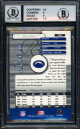 Drew Brees Autographed 2001 Donruss Elite Rookie Card #102 San Diego Chargers BGS 8.5 Auto Grade Gem Mint 10 #303/500 Beckett BAS #15681827
