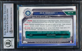 Julio Rodriguez Autographed 2019 Bowman Chrome Draft Rookie Card #BDC60 Seattle Mariners Auto Grade Gem Mint 10 Beckett BAS #14393445
