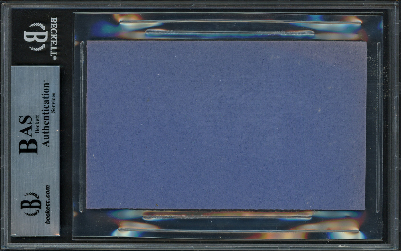 Carl Yastrzemski Autographed 3x5 Cut Signature Boston Red Sox Beckett BAS #14613350