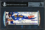 Ichiro Suzuki Autographed Orix Blue Wave Ticket "1998" Signed In Kanji Beckett BAS #15502402