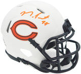 Montez Sweat Autographed Chicago Bears Lunar Eclipse White Speed Mini Helmet JSA Stock #232849