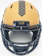 Montez Sweat Autographed Chicago Bears Camo Brown Salute to Service Speed Mini Helmet JSA Stock #232851