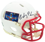 Chevy Chase Autographed Christmas Vacation White Speed Mini Helmet Beckett BAS Witness Stock #232844