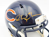 Chevy Chase Autographed Chicago Bears Blue Speed Mini Helmet Christmas Vacation Logo Beckett BAS Witness Stock #232843