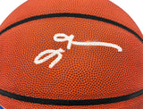 Allen Iverson Autographed Philadelphia 76ers Logo Basketball Beckett BAS Witness Stock #232870