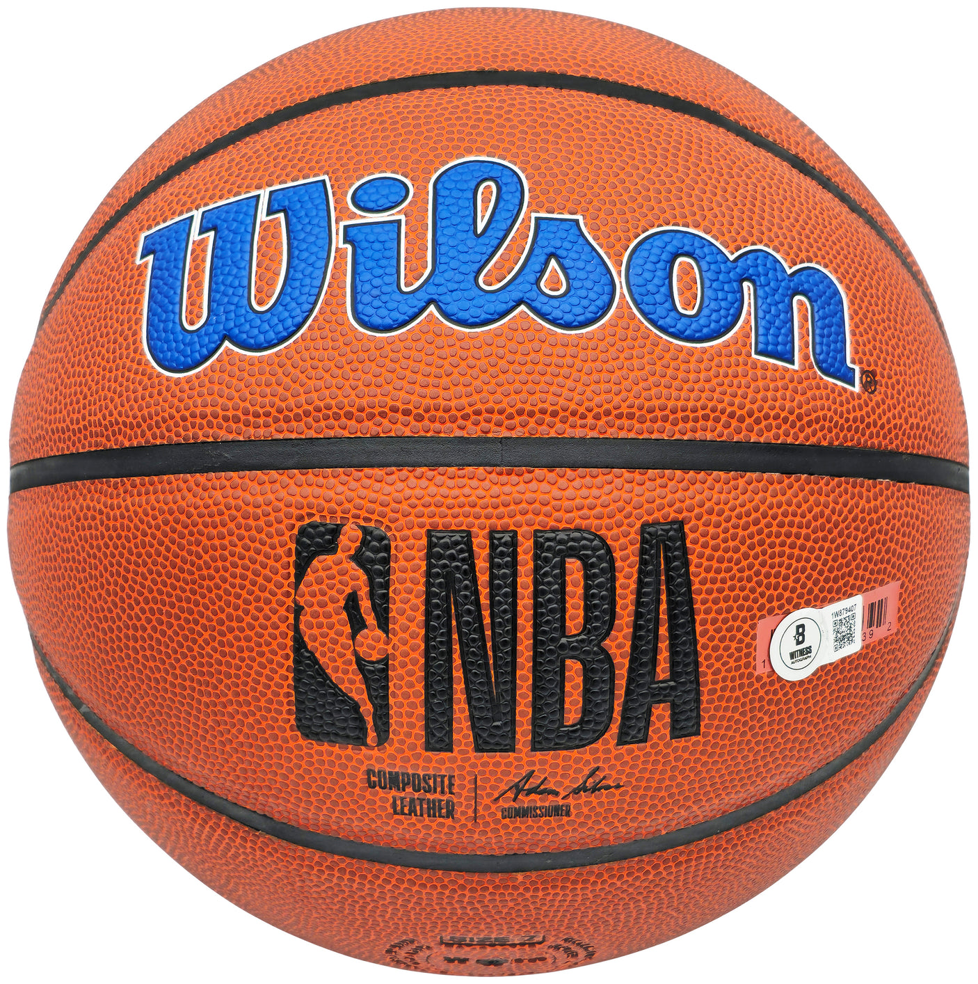 Allen Iverson Autographed Philadelphia 76ers Logo Basketball Beckett BAS Witness Stock #232870