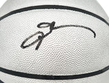 Allen Iverson Autographed Platinum Edition Composite Leather Basketball Philadelphia 76ers Beckett BAS Witness Stock #232871