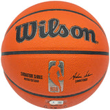 Allen Iverson Autographed Signature Series Indoor/Outdoor Basketball Philadelphia 76ers Beckett BAS Witness Stock #232869