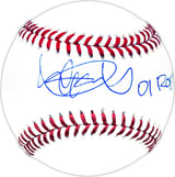 Ichiro Suzuki Autographed Official MLB Baseball Seattle Mariners "01 ROY/MVP" IS Holo & Beckett BAS Witness Stock #232832