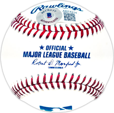 Chevy Chase Autographed Official MLB Baseball Christmas Vacation Beckett BAS Witness Stock #232846