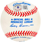 Edwin Nunez Autographed Official AL Baseball Seattle Mariners, Detroit Tigers Beckett BAS #BJ009050