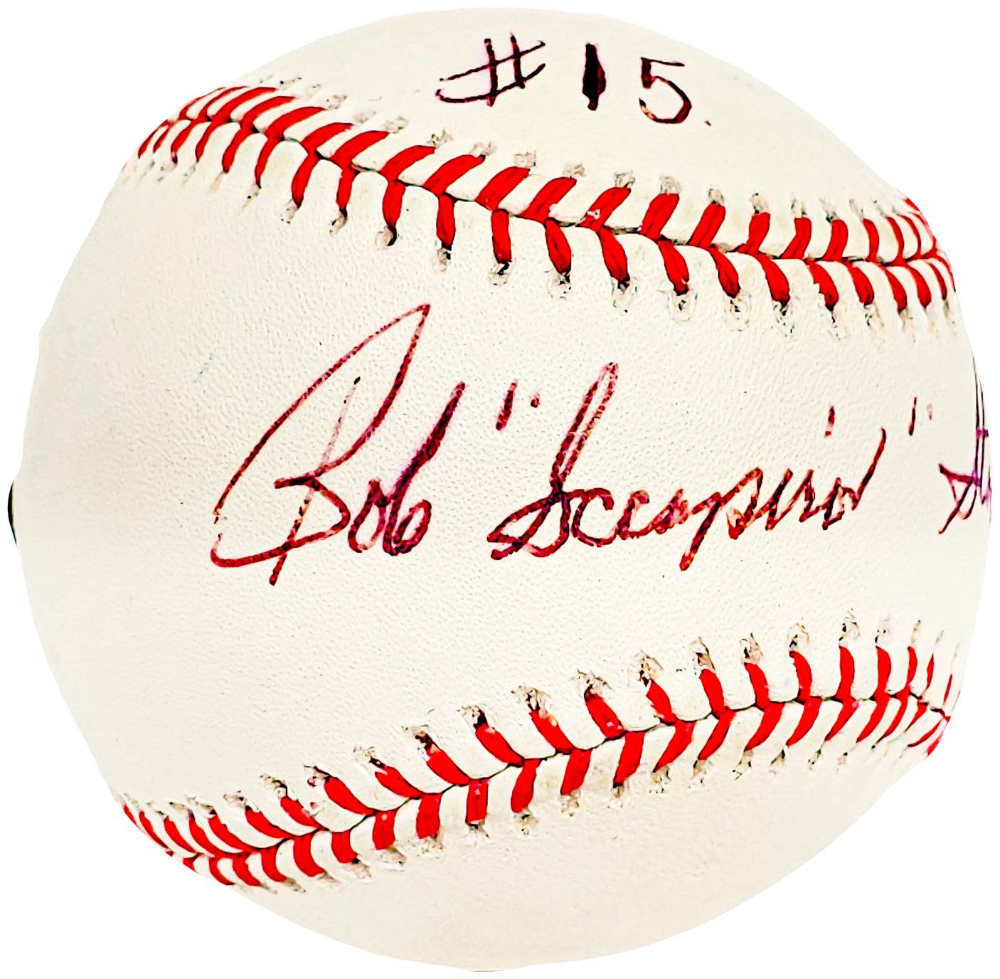 Bob Stinson Autographed Official AL Baseball Mariners, Expos "Scrap iron" Beckett BAS #BJ009072