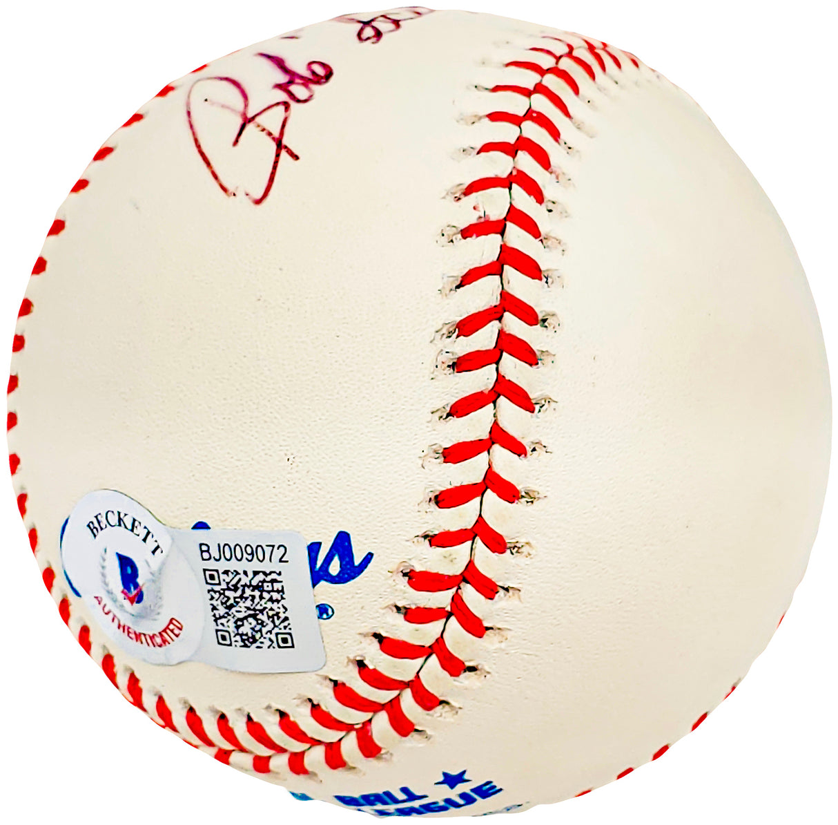 Bob Stinson Autographed Official AL Baseball Mariners, Expos "Scrap iron" Beckett BAS #BJ009072