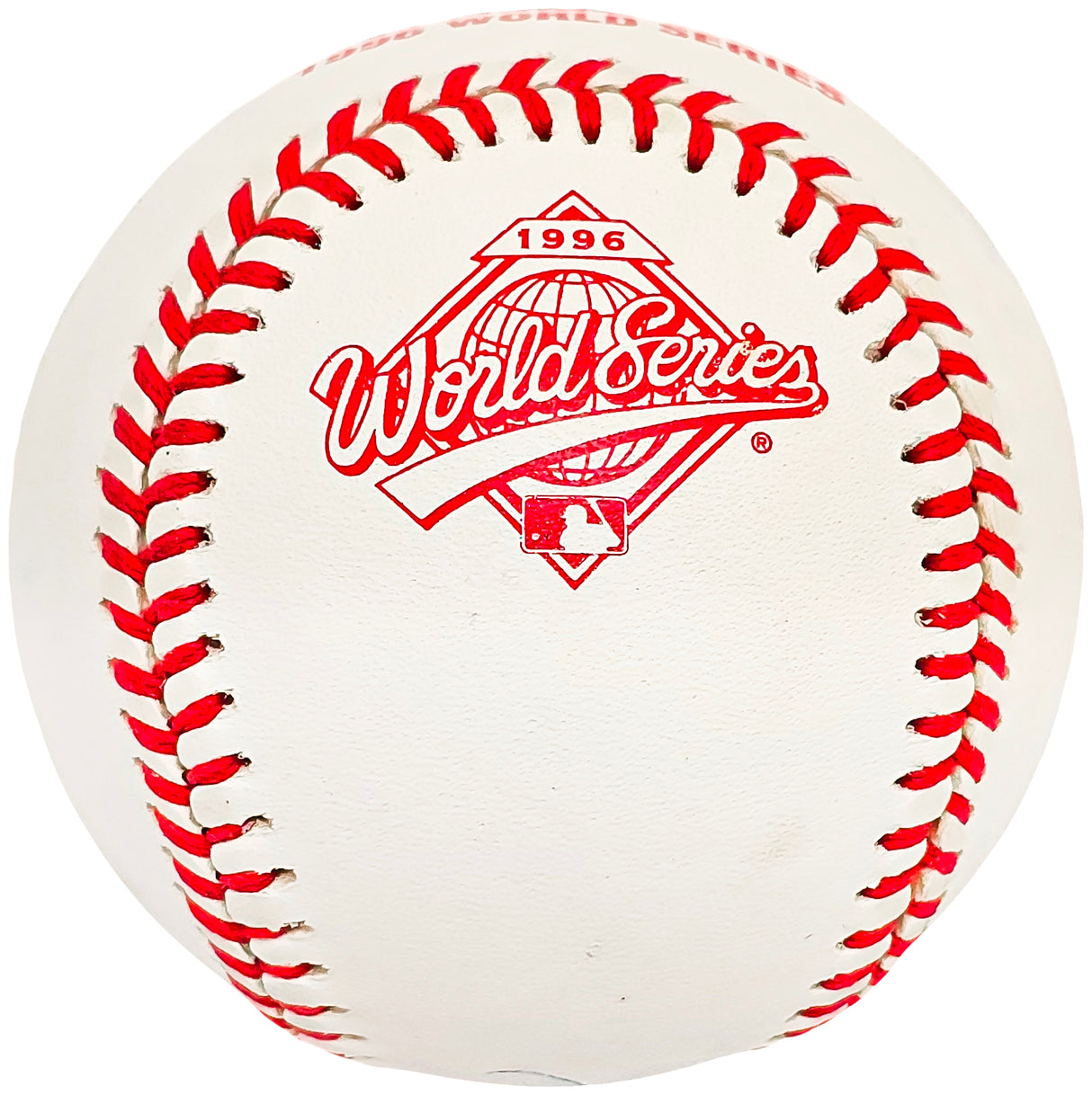 Joe Torre Autographed Official 1996 World Series Logo Baseball New York Yankees "Mgr. O.Y. 96" Beckett BAS #BH038090