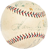 Harry Geisel Autographed Official AL Harridge Baseball MLB Umpire Vintage 1932 Signature PSA/DNA & Beckett BAS #AC56444