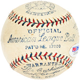Harry Geisel Autographed Official AL Harridge Baseball MLB Umpire Vintage 1932 Signature PSA/DNA & Beckett BAS #AC56444