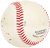 Hank Aaron Autographed Official Wilson Major League Baseball Atlanta Braves "Best Wishes To Kent" Vintage Signature Beckett BAS #AC56711