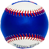 Bob Gibson, Jim Rice & Luis Tiant Autographed Official Safeco Field Fotoball Baseball SKU #218466