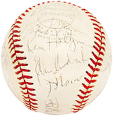1976 New York Yankees Team Signed Autographed Official Spalding Baseball With 25 Signatures Including Thurman Munson Beckett BAS #AC17976
