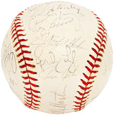 1976 New York Yankees Team Signed Autographed Official Spalding Baseball With 25 Signatures Including Thurman Munson Beckett BAS #AC17976
